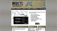 Desktop Screenshot of multielectrical.com