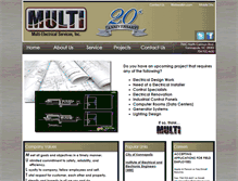 Tablet Screenshot of multielectrical.com